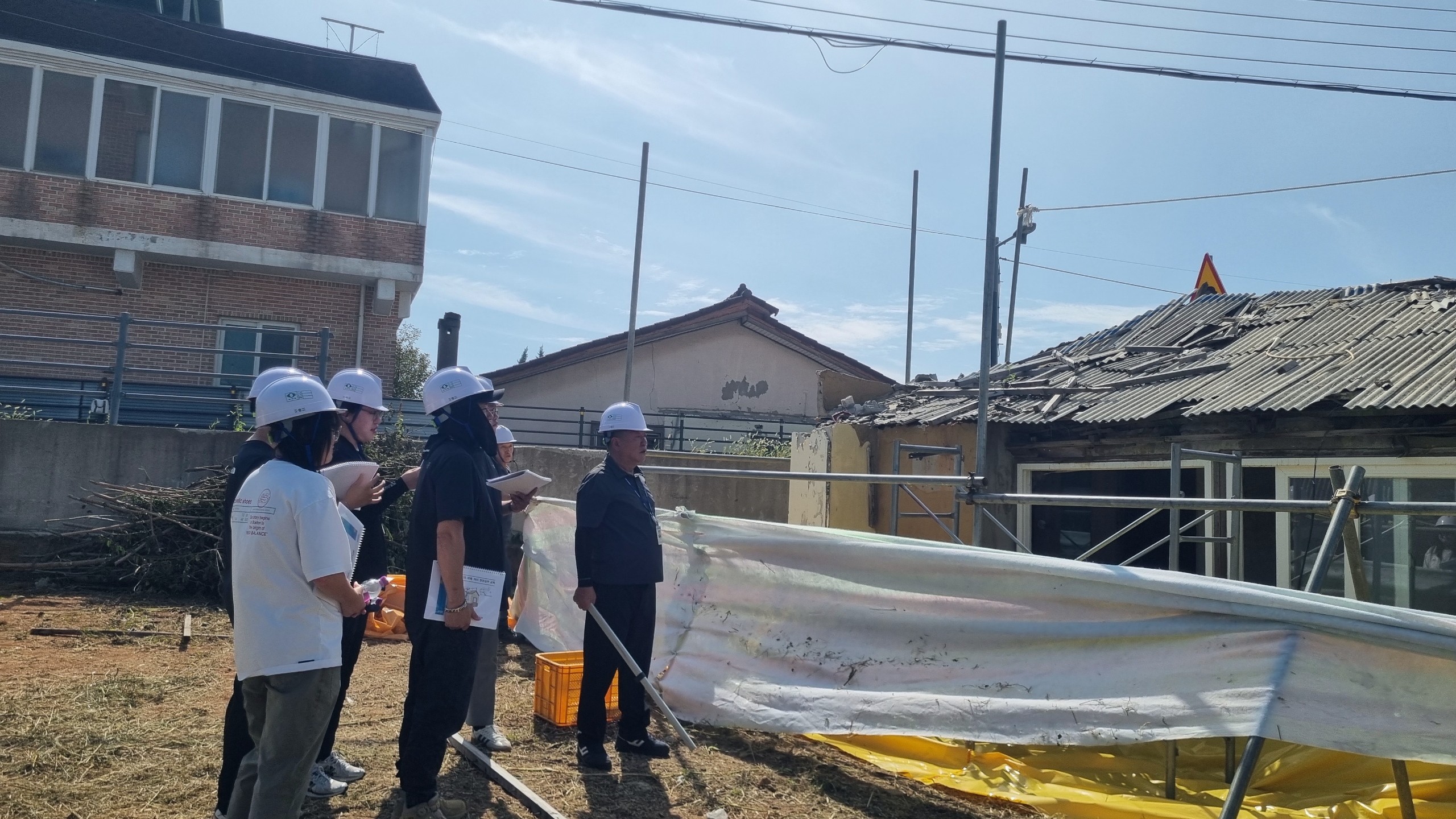 경기대진TP, 슬레이트 처리지원사업 감독관 대상 자체 정기 안전교육 실시